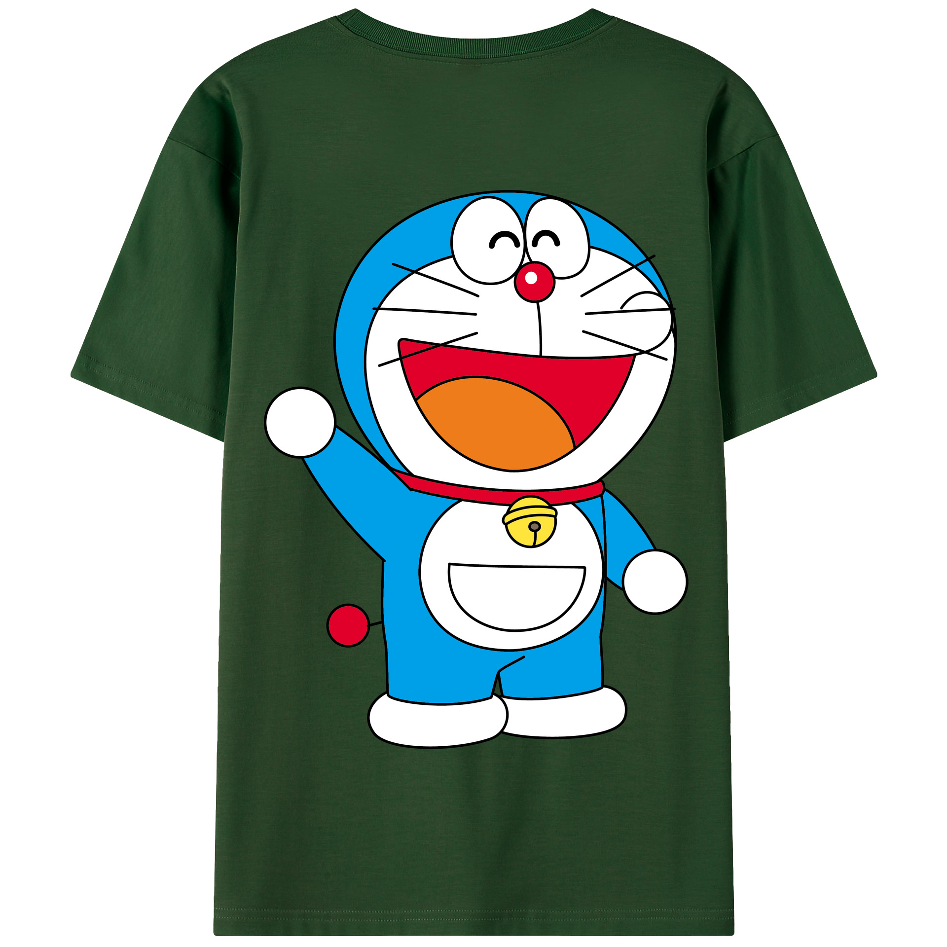 （画像用） ドラえもん Doraemon 綿100％半袖Tシャツ（背面プリント）